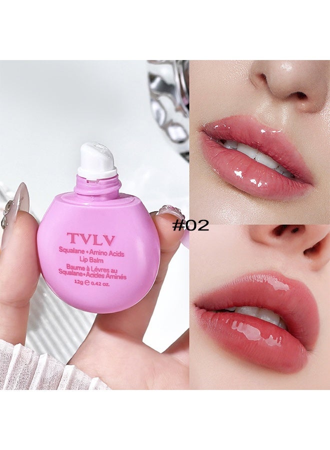 TVLV Squalane+Amino Acids Lip Balm, Sunscreen Lip Balm, Natural Lip Balm,Travel Size Lip for Moisturizer, Lip Balm Hydrating, All-Day Moisture Lip Care 12g,#02 - Image 2